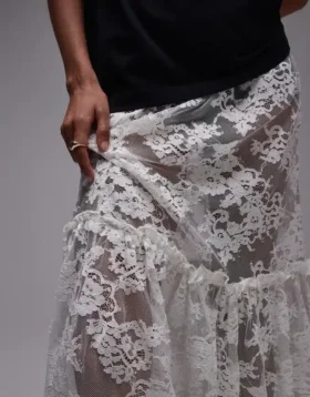 Topshop Lang skjørt