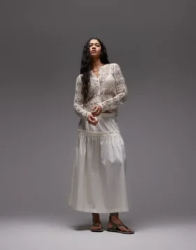 Topshop Lang skjørt