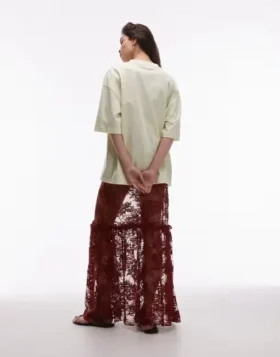 Topshop Lang skjørt