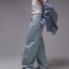 Topshop lavt sittende jeans med løs passform