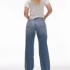 Topshop Mid Rise Straight Fit Jeans