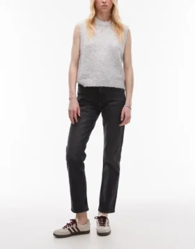 Topshop midje, rett passform Jeans
