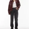 Topshop midje, rett passform Jeans