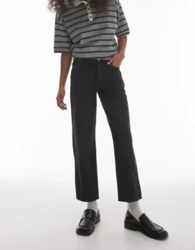 Topshop midje, rett passform Jeans