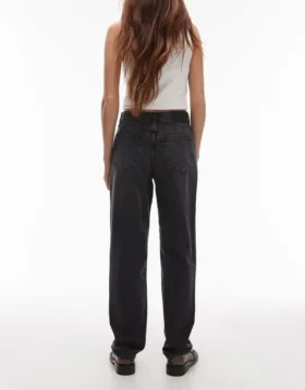 Topshop midje, rett passform Jeans