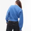 Topshop strikket, kompakt cardigan med innsvingt midje