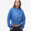 Topshop strikket, kompakt cardigan med innsvingt midje