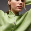 Topshop strikket, kompakt cardigan med innsvingt midje
