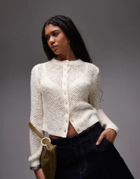 Topshop strikket Stichy-kardigan