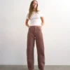 Tsbarrel High Rise Barrel Fit-Jeans