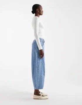 Tsbella High Rise Barrel Fit-Jeans