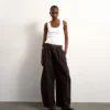 Tsbelle Mid Rise Barrel Fit-Jeans