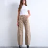 Tsbrianna High Rise Barrel Fit-Jeans