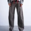 Tsbrit jeans med høy midje og normal passform