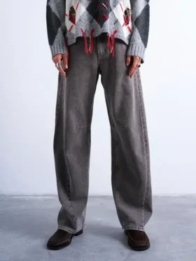 Tsbrit jeans med høy midje og normal passform