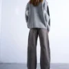 Tsbrit jeans med høy midje og normal passform