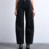 Tsbrit jeans med høy midje og normal passform