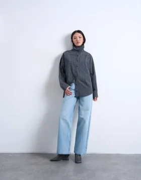 Tscinch-jeans med lav midje og vid passform