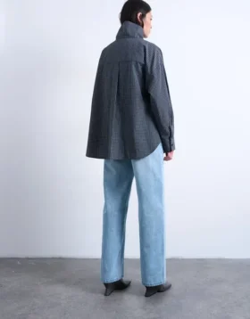 Tscinch-jeans med lav midje og vid passform