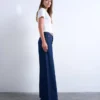 Tsclara-jeans med middels høy midje og vid passform