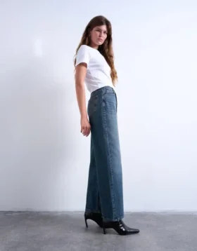 Tscolumn Mid Rise Straight Fit-Jeans