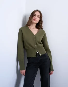 Tscompact strikk cardigan
