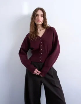 Tscompact strikk cardigan