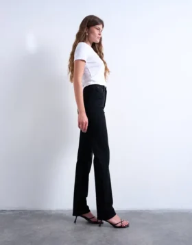 Tsdree jeans med høy midje og smal, rett passform