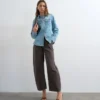 Tseddy denimskjorte