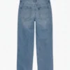 Tsember-jeans med lav midje og vid passform