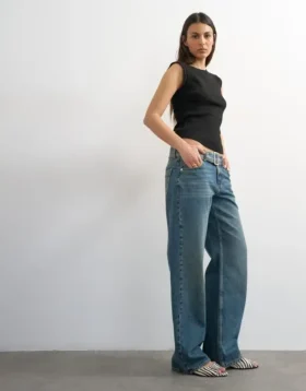 Tsember jeans med vanlig passform