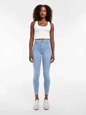 Tsjoni høyt liv, skinny fit-Jeans