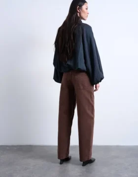 Tslowrie jeans med lav midje og løs passform