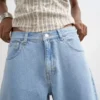 Tslowrie jeans med lav midje og løs passform