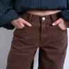 Tslowrie jeans med lav midje og løs passform