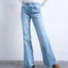 Tsmarie jeans med middels høy midje og utvidet passform