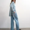 Tsnora Mid Rise Barrel Fit-Jeans