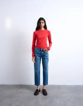 Tsrunway jeans med middels høy midje og rett passform