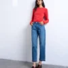 Tsrunway jeans med middels høy midje og rett passform