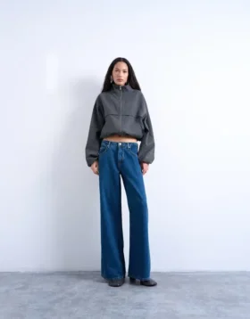 Tssofie-jeans med lav midje og normal passform
