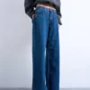 Tssofie-jeans med lav midje og normal passform