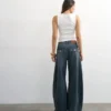 Tsvea High Rise Barrel Fit-Jeans