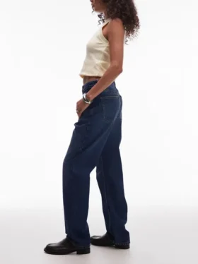 Tsyvonne jeans med høy midje og rett passform