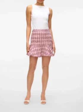 Vmadele kort shorts med høy midje