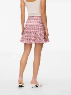 Vmadele kort shorts med høy midje