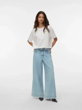 Vmaisa-jeans med middels høy midje og vid passform