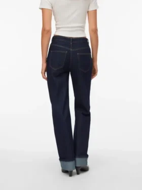 Vmallison-jeans med middels høy midje og rett passform