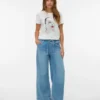 Vmallison jeans med middels høy midje og vid passform