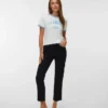 Vmamara jeans med middels høy midje og rett passform