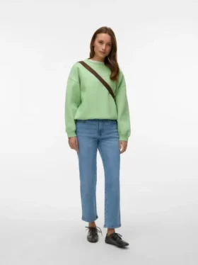 Vmamara jeans med middels høy midje og rett passform